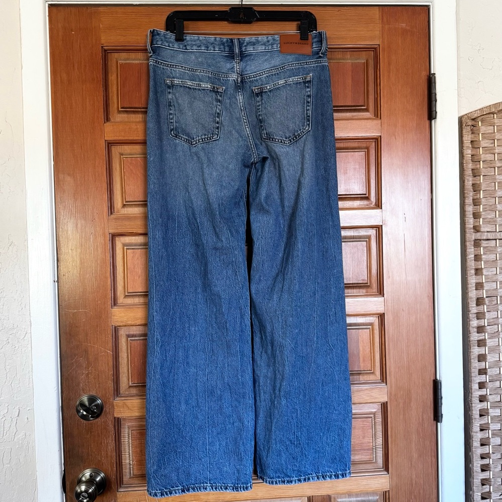 Lucky Brand The Baggy Wide Leg jeans 4 / 27 - Picture 7 of 14